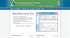 Desktop Screenshot of openpetra.org
