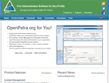 Tablet Screenshot of openpetra.org